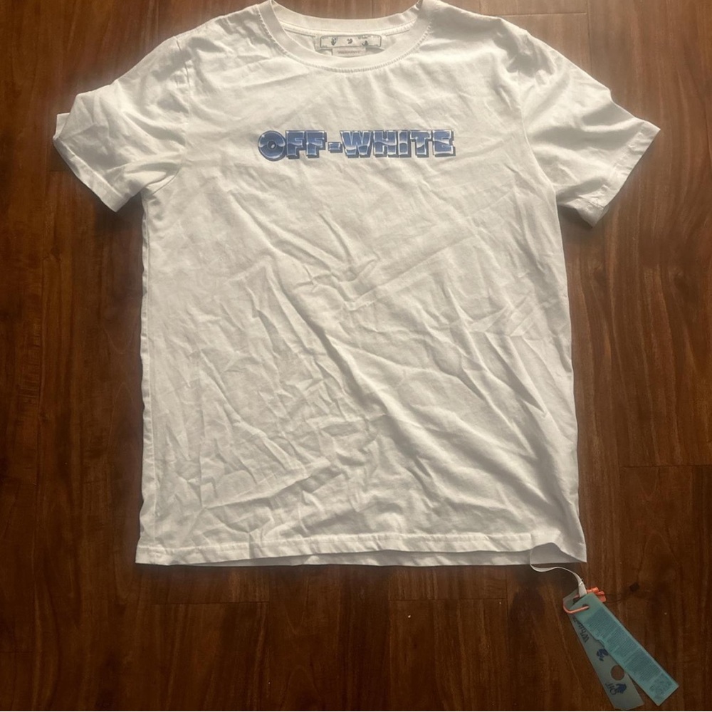 Off-White White Short Sleeve Tee